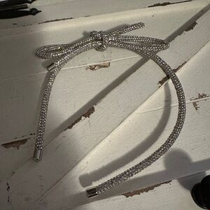 Elegant Silver Rhinestone Headband